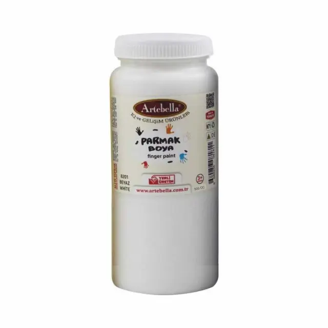Artebella Δακτυλομπογιά - 8201 White - 500ml