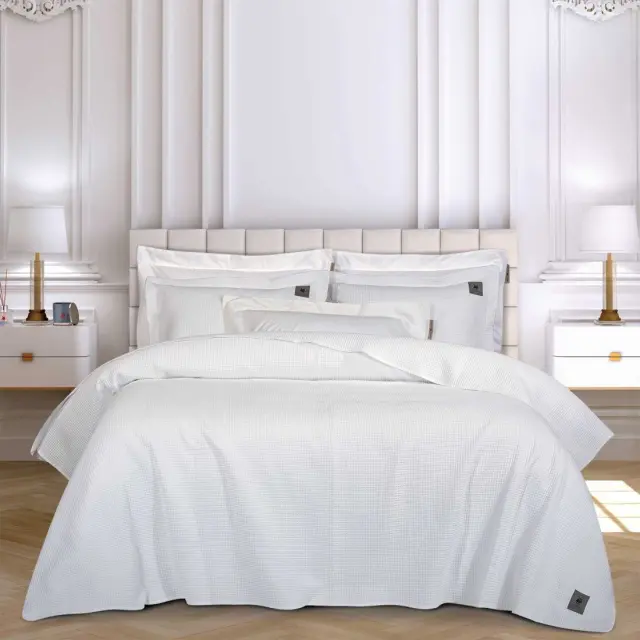 Κουβερλί 160x240 Μονό Essential Greenwich Polo Club 3494 White 100% Microfiber