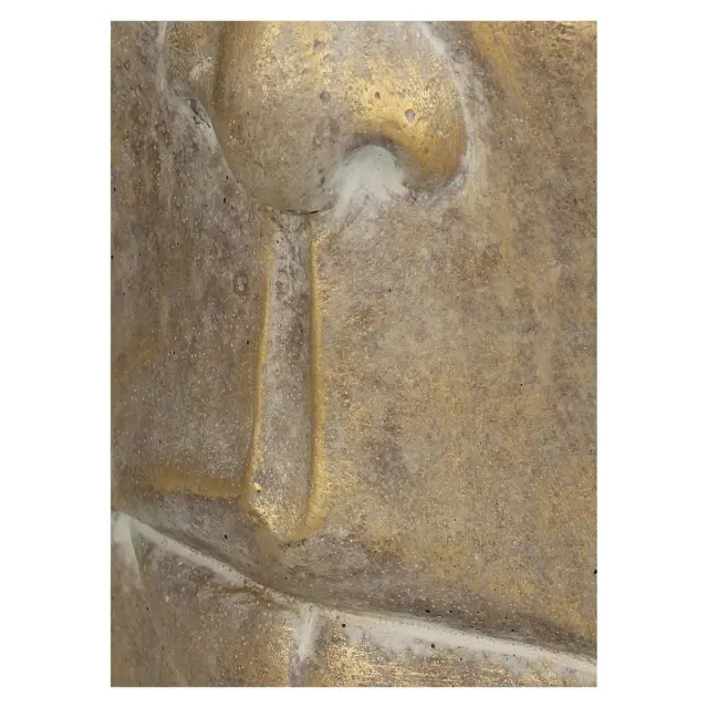 Κασπώ Πρόσωπο Χρυσό Τσιμέντο 24x23x14cm 2