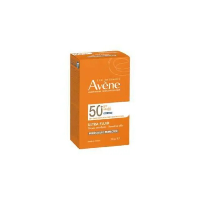 Avene Ultra Fluid Perfector Αντηλιακό Προσώπου 4 σε 1 Χωρίς Άρωμα για το Ευαίσθητο Δέρμα SPF50+ 50 ml