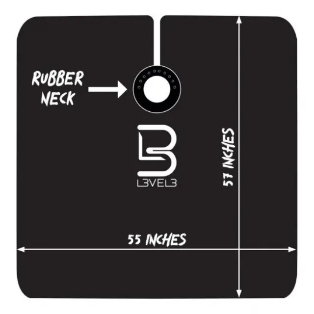 L3VEL3 Μπέρτα Professional Rubber Neck White 2