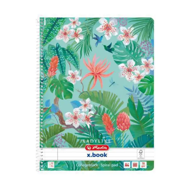Herlitz Τετράδιο SPR Ladylike Butterflies A4 80 φύλλα (50044245)