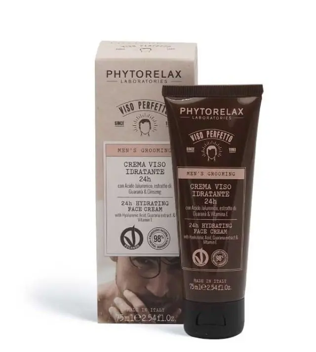 Phytorelax Men's Grooming Ανδρική Περιποίηση 24ωρη Ενυδατική Κρέμα Προσώπου, 75ml