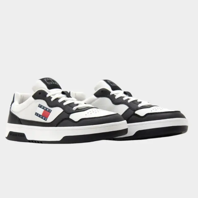 Tommy Hilfiger - Ανδρικά Sneakers Cupsole Leather Ess EM0EM01443-YBL Μαύρο - 46 2
