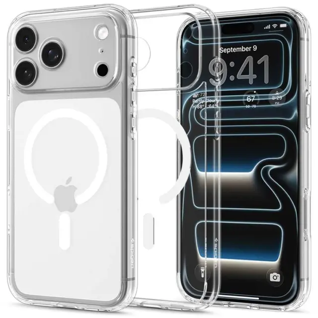 Spigen Ultra Hybrid MagSafe iPhone 17 Pro / 18 Pro Διάφανο/Λευκό 2