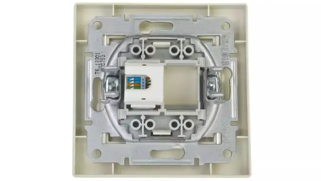 Asfora - single Data socket - RJ45 cat.5e UTP cream