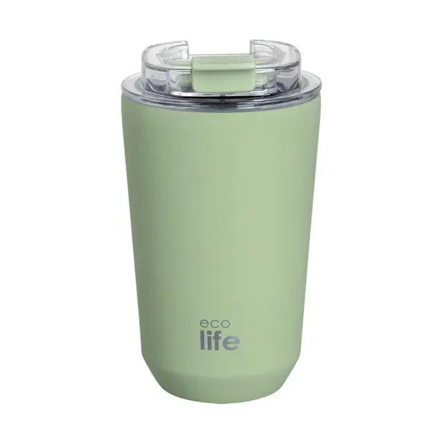 Ecolife: Pure Green Θερμός Καφέ 360ml