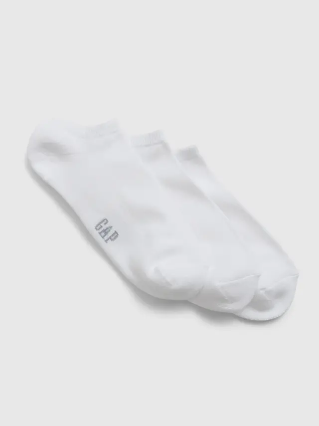 Άσπρες Basic Ankle Κάλτσες (3-Pack) OPTIC WHITE V6 - ONESIZE