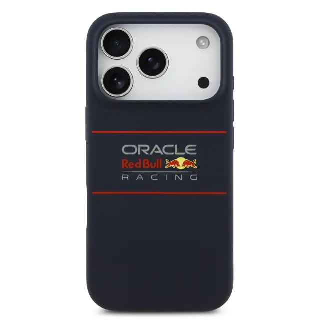 Red Bull Silicone Horizontal Logo MagSafe for iPhone 17 Pro Max Navy 3