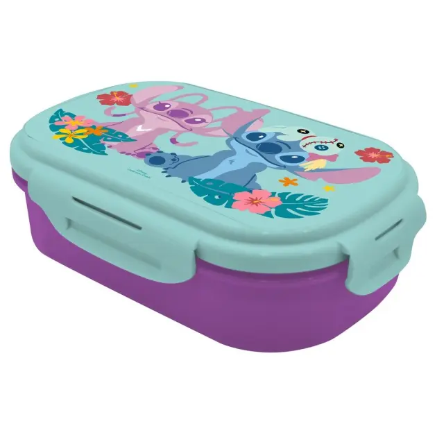 Φαγητοδοχείο με πιρούνι Disney Stitch lunch lunchbox + cutlery - ST00091