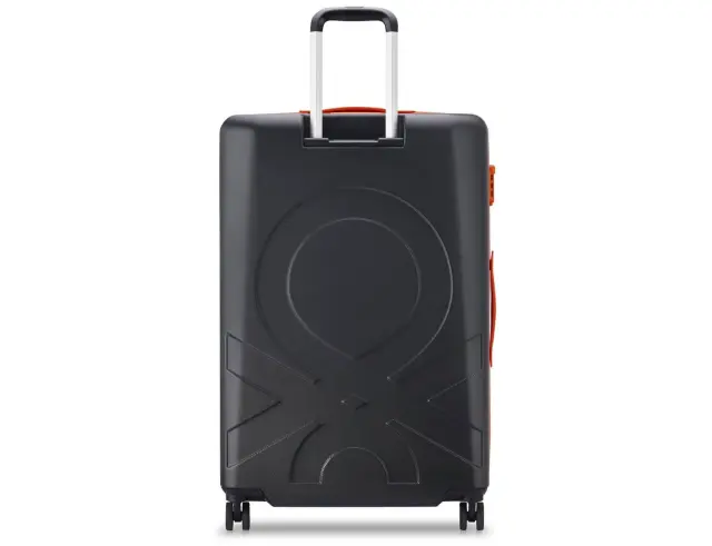 Βαλίτσα Delsey Paris x Benetton με χωρητικότητα 104L, τηλεσκοπικό χερούλι, κλείδωμα ασφαλείας, 4 ροδάκια και διαστάσεις 50x32x76cm - Black B0376682100 3