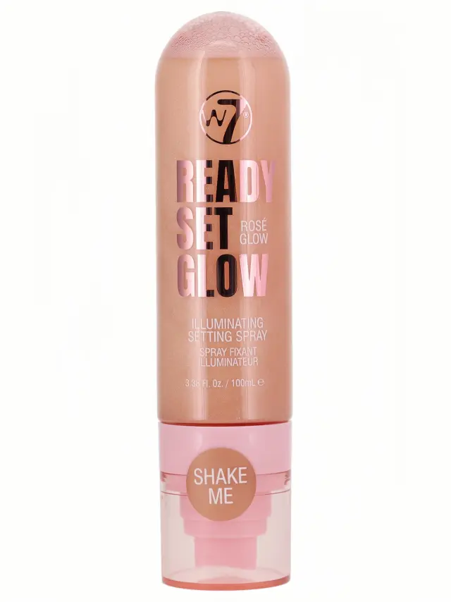 Ready, Set, Glow Setting Spray Rose Glow W7