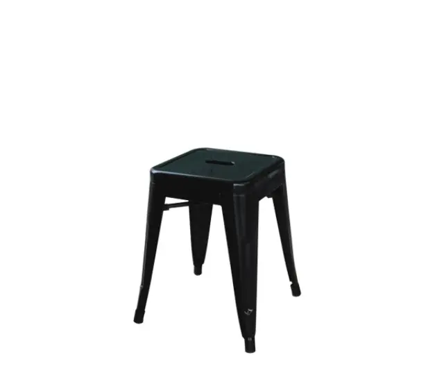 Σκαμπώ RELIX Μέταλλο Μαύρο 39x39 H.45cm