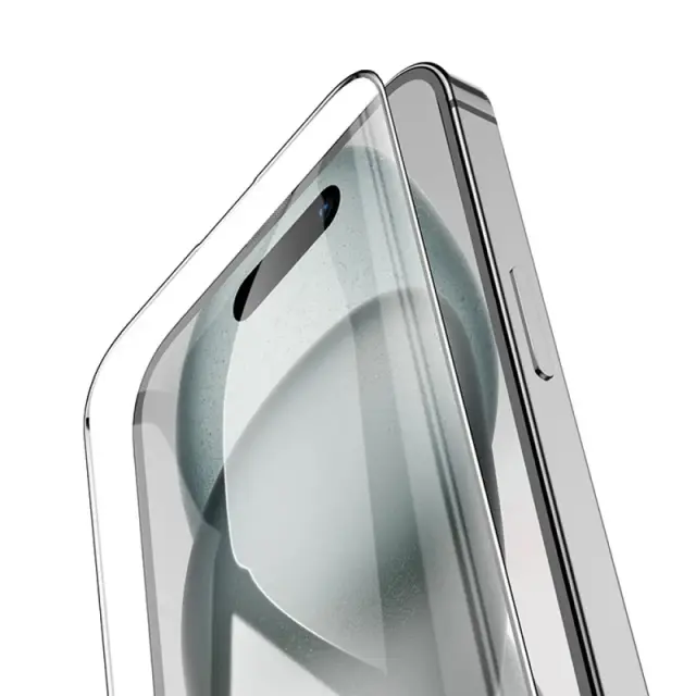 Tempered Glass Hoco Premium Series A37 120CC Large Arc Edges Dustproof 0.4mm 3D Anti-Static για Apple iPhone 15 Pro 3