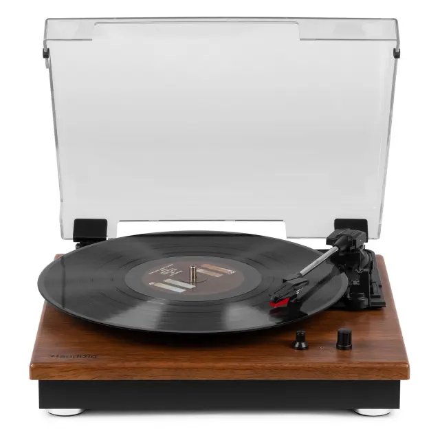 AUDIZIO RP112L ΠΙΚΑΠ ΜΕ ΠΟΜΠΟΔΕΚΤΗ BT LIGHT WOOD 2