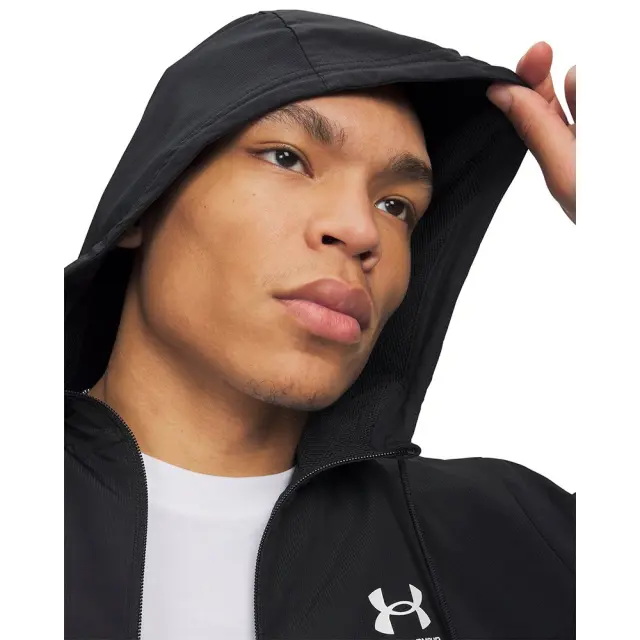 Under Armour Rival Woven Windbreaker (1390149-001) - Μαύρο 3