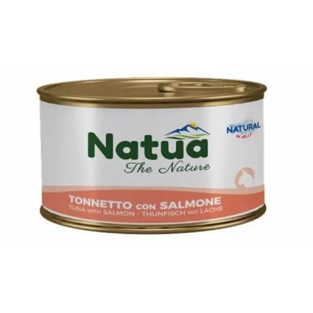 Natua Adult Tuna & Salmon Κονσέρβα για Γάτες με Τόνο & Σολομό 85gr