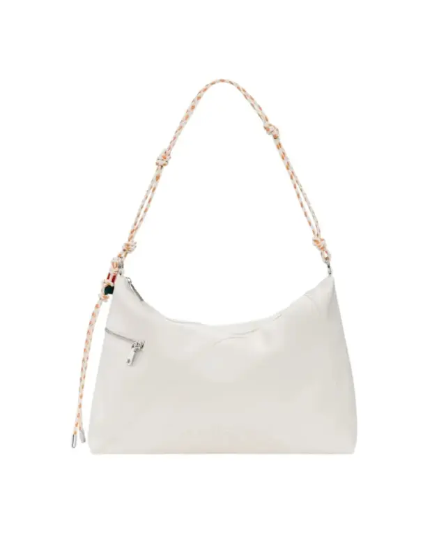 Desigual - Γυναικεία Τσάντα 'Ωμου Half Logo Leiria 2.0 26SAXPA7-1008 Μπεζ