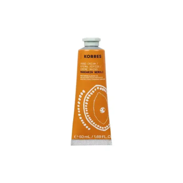 Korres Moisturizing Hand Cream Mandarin Neroli, Ενυδατική Κρέμα Χεριών με Άρωμα Μανταρίνι & Νερολί 50ml