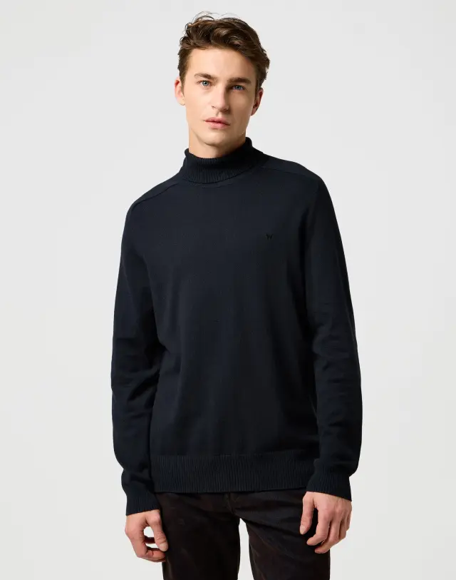 Wrangler Ανδρικό Πλεκτό Ζιβάγκο 112371532 – Black - XXL
