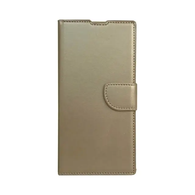 Θήκη Βιβλίο Leather Book Case With Clip Για Samsung Galaxy S9 Plus Χρυσή