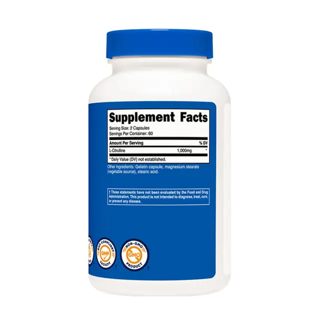 Nutricost L-Citrulline Capsules 1000 mg 2