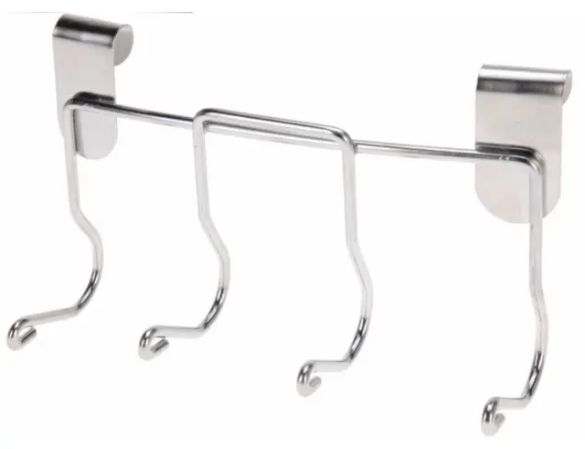 Βάση στήριξης εργαλείων BBQ (YL7215020) Mε 4 γάντζους, μεταλλική επιχρωμιωμένη, 10.5 x 6.5 x 21 cm YL7215020 3