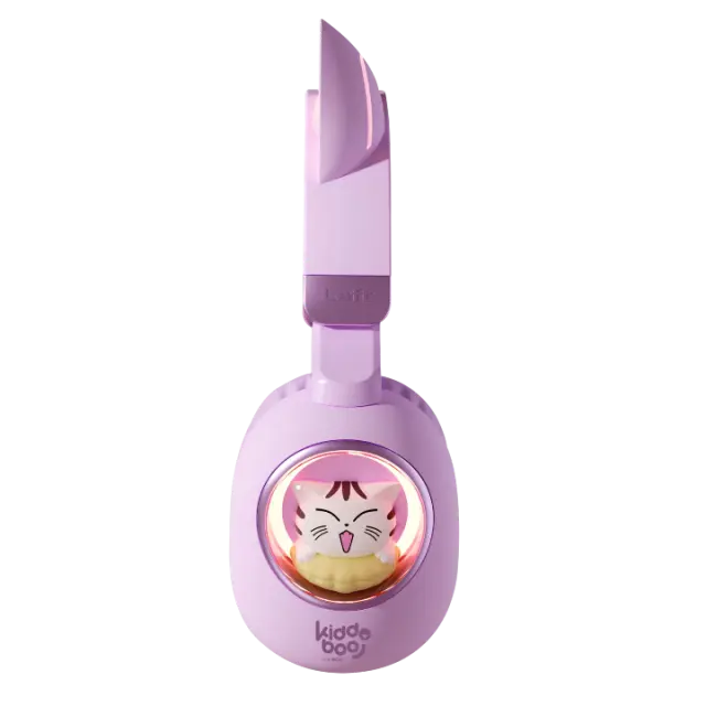 Kiddoboo Delulu Bluetooth Headphones Lavender (KBKID5LVD) 2