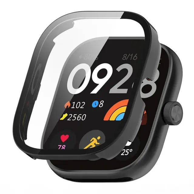 Techsuit® Προστατευτικό Κάλυμα για Xiaomi Redmi Watch 4-Black