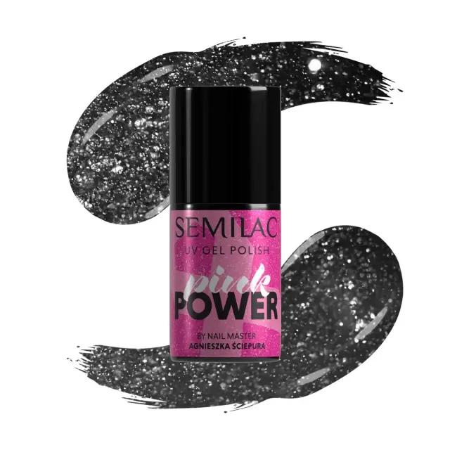 Semilac Ημιμόνιμο Βερνίκι A705 Black Opal 7ml