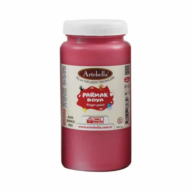 Artebella Δακτυλομπογιά - 8205 Red - 500ml
