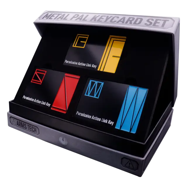 Metal Gear Solid Limited Edition PAL Keycard Set - Fan Shop and Merchandise