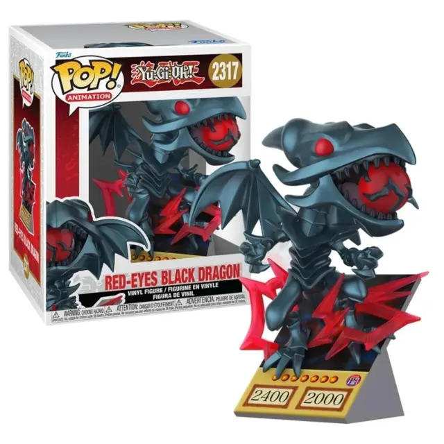 Φιγούρα Funko Pop! Premium: Yu-Gi-Oh! - Red eyes black dragon (Card) #2317 Vinyl Figure