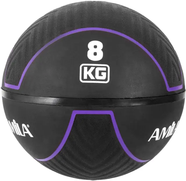 Μπάλα AMILA Medicine Ball HQ Rubber 8Kg (90710)