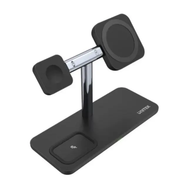 Unitek Magnetic Charger Qi 3in1 iPhone 15W (P1212A)