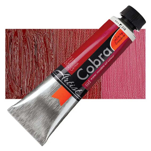 Λάδι Νερού Talens Cobra - 318 Carmine - 40ml