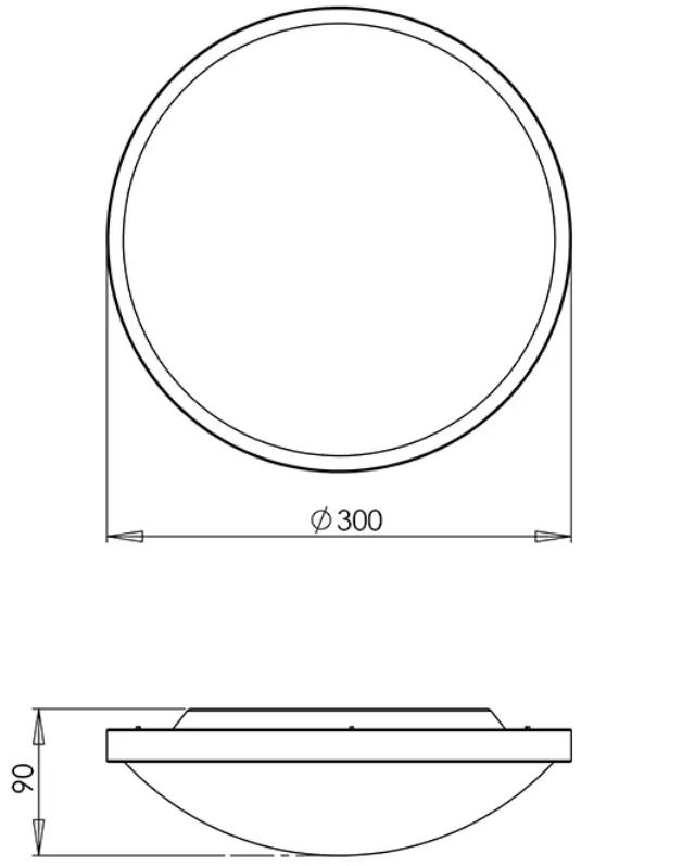 Plaza LED 3566-61 Ø30 φωτιστικό πλαφονιέρα Άσπρο 2