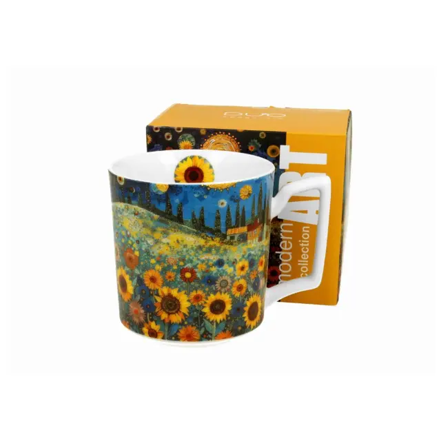 Duo gift Modern Art Πορσελάνινη Κούπα 450ml: Sunflowers