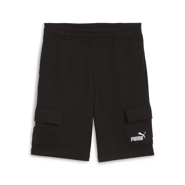 Puma Logo Cargo Shorts Black 684925-01 - 140