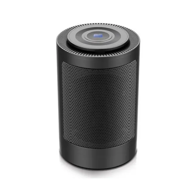 ΑΕΡΟΘΕΡΜΟ ΚΕΡΑΜΙΚΟ 1500W ΚΥΚΛΙΚΟ ΜΑΥΡΟ ΜΕ ΤΗΛΕΧΕΙΡΙΣΤΗΡΙΟ Μαύρο