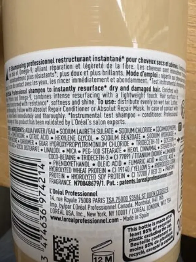 L'Oreal Professionnel Serie Expert Absolut Repair Σαμπουάν Αναδόμησης/Θρέψης για Όλους τους Τύπους Μαλλιών 300ml 2