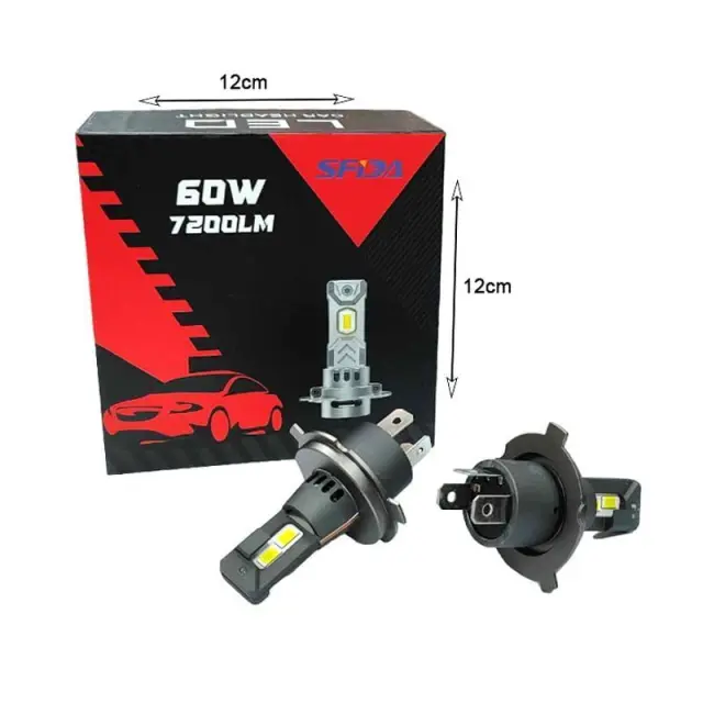 SFIDA Φώτα αυτοκινήτου H4/HB2/9003 V19 60W 7200LM - LED Car Headlight 024043 2