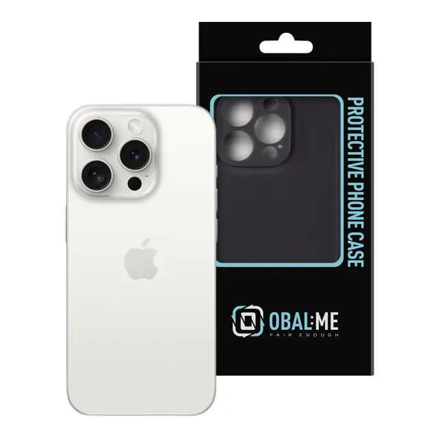 OBAL:ME Matte TPU Case for Apple iPhone 15 Pro Black 3