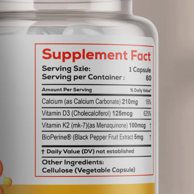 Oly Vitamin D3+K2 5000 IU 2