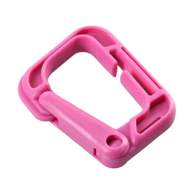 M-TAC Grimloc Carabiner-ελαφρύ πλαστικό καραμπίνερ - ΡΟΖ-PINK 2