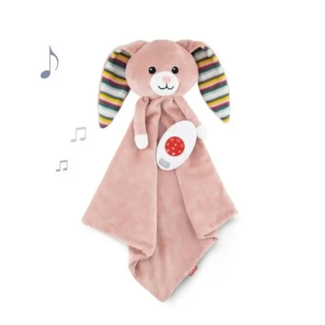Zazu Kids Becky Πανάκι Αγκαλιάς & Συσκευή με Λευκούς Ήχους και Μελωδίες ZA-BECKY-01