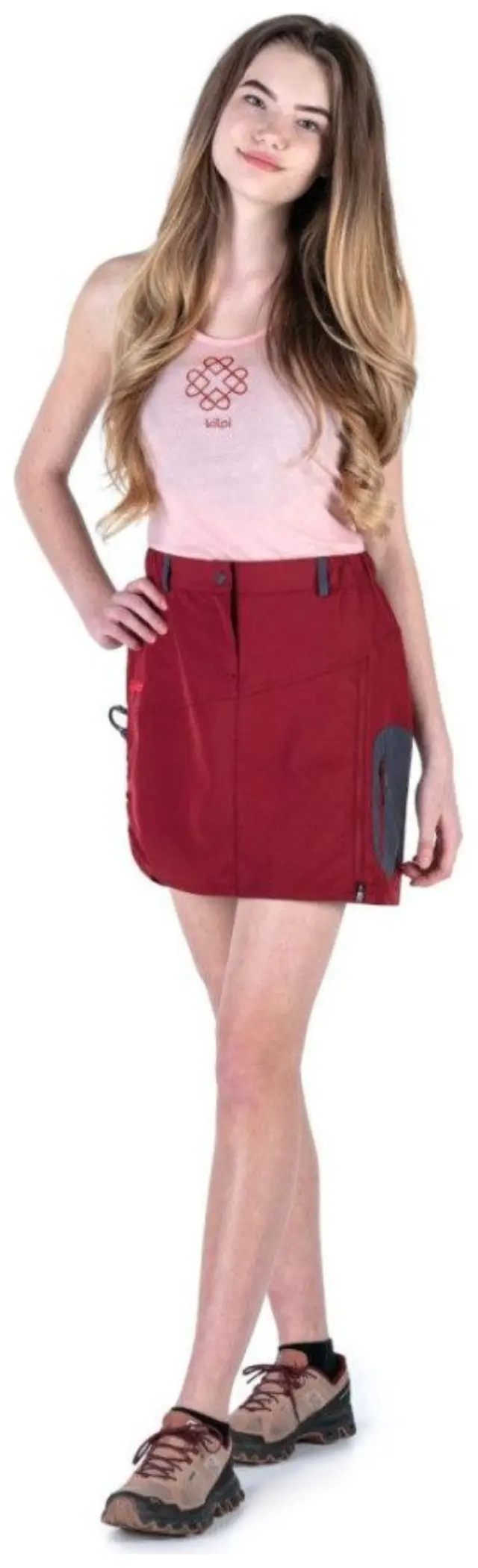 Ana-W Dark Red Γυναικεία Φούστα Kilpi - PL0032KIDRD - 36 3