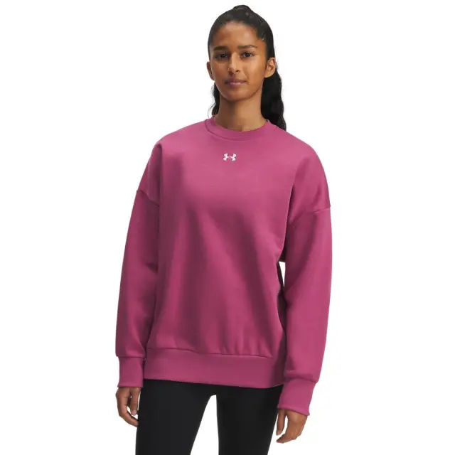 Under Armour Fleece OS Crew (1386463-659) - Φούξια - XS
