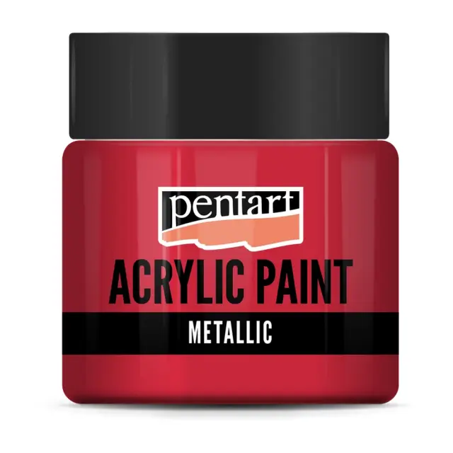Μεταλλικό χρώμα 50ml Pentart, Red