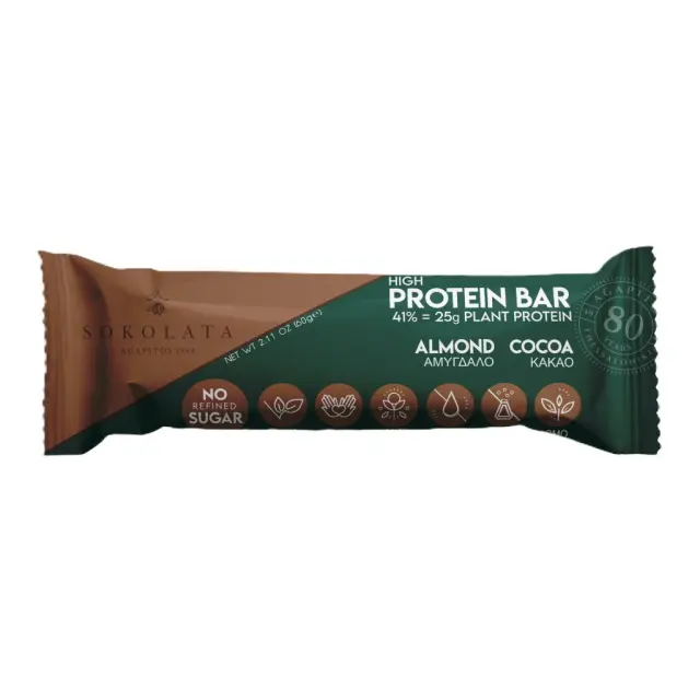 Agapitos Almond Protein Bar 60gr
